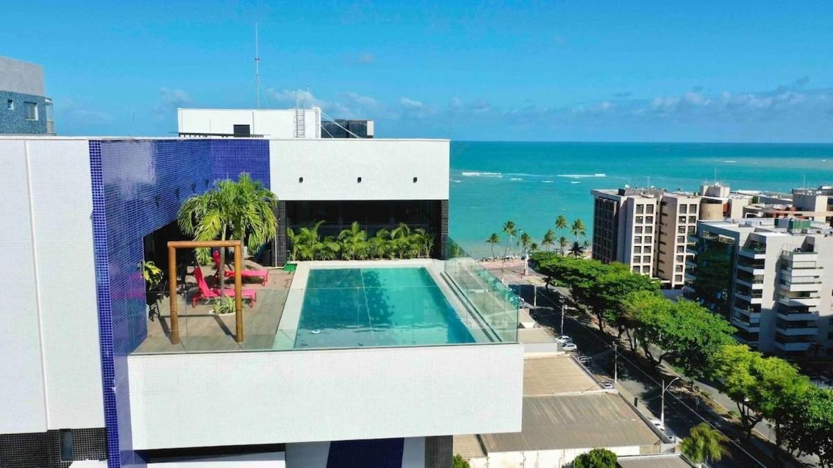 Edificio Sky Concept - Apt 1003 - Quarto E Sala Com Ar Condicionado, Piscina, Academia, Area Kids, Proximo A Praias Turisticas E Bares Badalados Maceió Exterior foto